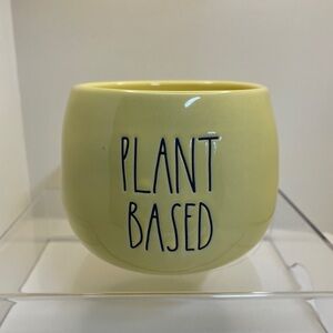 Rae Dunn Yellow Ceramic Planter